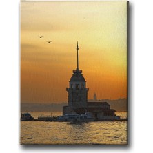 Desenlio Istanbul Kız Kulesi Kanvas Tablo