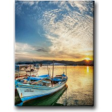 Desenlio Gün Batımı Manzara Tablo