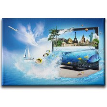 Desenlio Akvaryum Manzara Tablo