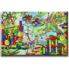 Desenlio Çocuk Parkı  Kanvas Tablo