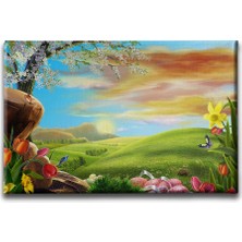 Desenlio Dekoratif Manzara Tablo