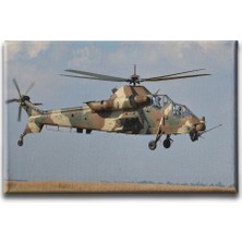 Desenlio Askeri Helikopter Canvas Tablo