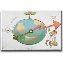 Desenlio Dünya Çocuk Kanvas Tablo