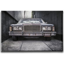 Desenlio Klasik Ford Araba Canvas Tablo