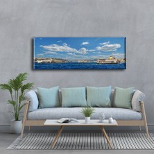 Desenlio Boğaz Manzara Panoramik Kanvas Tablo