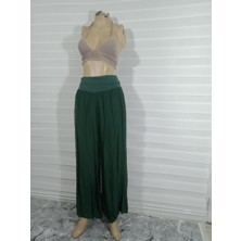 Italyan Ipek Detaylı Oversize Kap Bluz- Wes Pantolon Takım