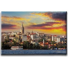 Desenlio Galata Kulesi Canvas Tablo
