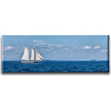 Desenlio Deniz Manzara Panoramik Kanvas Tablo