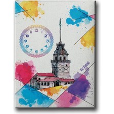 Desenlio Kız Kulesi Saatli Tablo