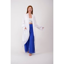 Itayan Ipek Detaylı Oversize Kaftan