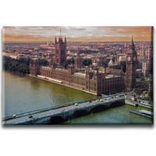 Desenlio Londra City Canvas Tablo