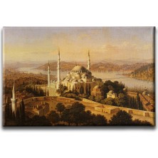 Desenlio Osmanlı Cami Kanvas Tablo