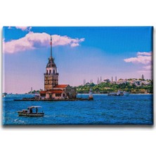 Desenlio Istanbul Kız Kulesi Canvas Tablo
