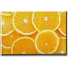 Desenlio Portakal Kanvas Tablo