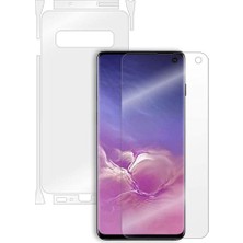 Wrapsol Galaxy S10 Full Body Ekran Koruyucu Ön Arka Yan Darbe Emici Poliüretan Film