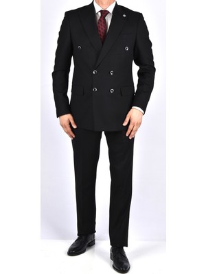 Carutte Tk 642023-KRUVAZE Slimfit Takım Elbise/siyah/58 Beden - 6 Drop