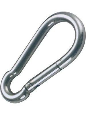 Bravia Karabina Düz Yaylı Kanca Galvanizli 10 mm