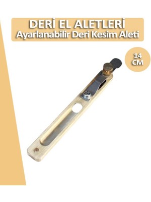 Dopar Ayarlanabilir Deri Kesim Aleti 14 cm