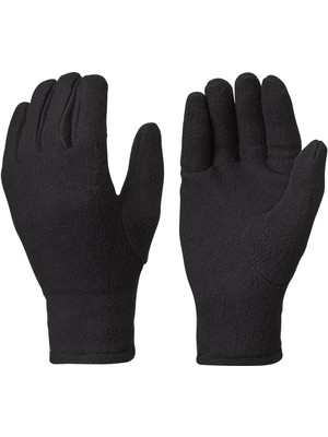 Decathlon Quechua Çocuk Polar Karda Yürüyüş Eldiveni - 4 / 14 Yaş - Siyah - Sh100