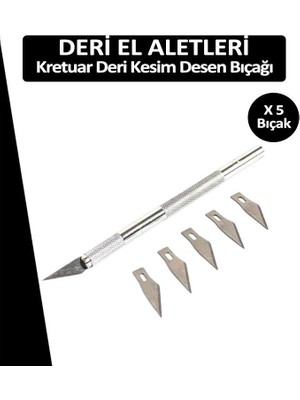 Dopar Kretuar Kesim Desen Bıçağı Seti Ayarlanabilir Özellikli Profesyonel Model Kretuar Kesici
