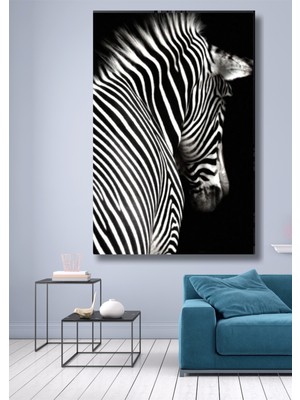 Nt Handmade Zebra 60X120CM Kanvas Tablo - Salon Oturma Yatak Odası Mutfak Ev Dekorasyon Antre Için Duvar Dekoru