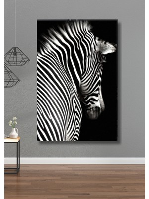 Nt Handmade Zebra 60X120CM Kanvas Tablo - Salon Oturma Yatak Odası Mutfak Ev Dekorasyon Antre Için Duvar Dekoru