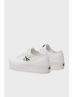 Calvin Klein Logolu Kalın Tabanlı Sneaker Ayakkabı YW0YW0103301T Bayan Ayakkabı YW0YW01033 01T