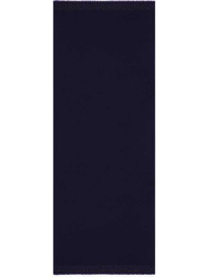 Imannoor Taşlı Koyu Mor Ipek Şal 80X200