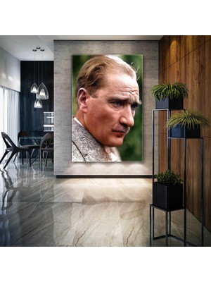 SML Tablo Mustafa Kemal Atatürk Portre Karizma Kanvas Tablo