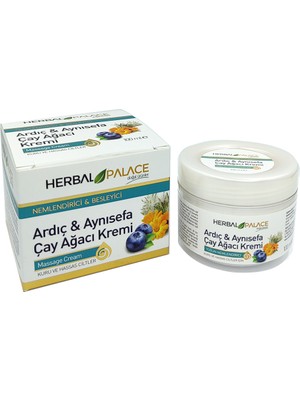 Herbal Palace Nemlendirici Ardıç & Aynısefa & Çay Ağacı Kremi 100ml Kuru ve Hassas Ciltler İçin