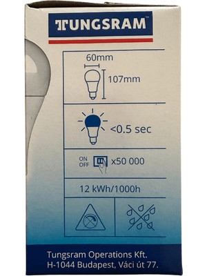 Tungsram LED Ampul 11 5W 75W B22 Duy 4000K Günışığı