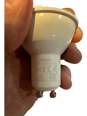 Osram PAR16 4.5W 50W GU10 Duy 3000K Sarı 10 Adet