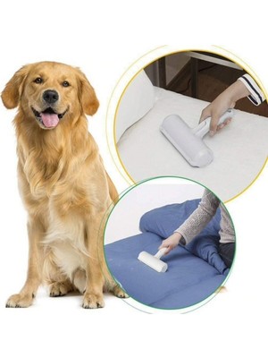 Relatos Hazneli El Gırgırı Kedi Köpek Kazak Kıyafet Elbise Halı Yatak Tüy Temizleyici Kıl Toz Toplayıcı