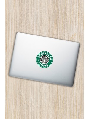 Quart Aksesuar 8x8 cm Starfucks Coffee Sticker Araba Laptop Oto Motor Sticker