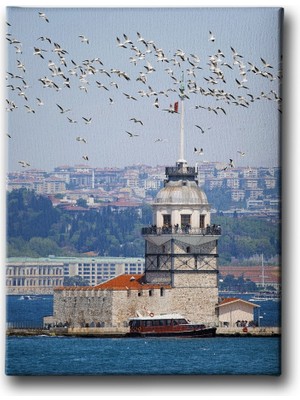 Desenlio Kız Kulesi Kanvas Tablo