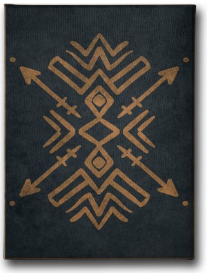 Desenlio Motif Canvas Tablo