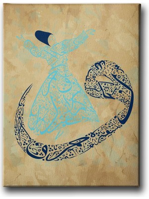 Desenlio Ayetli Semazenli Vav  Tablo