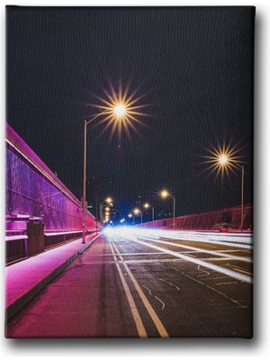 Desenlio Gece Canvas Tablo