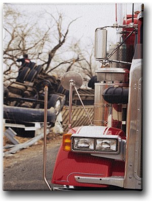 Desenlio Amerikan Kamyonu Canvas Tablo