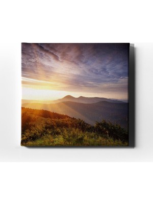 Desenlio Gün Batımı Manzara Tablo
