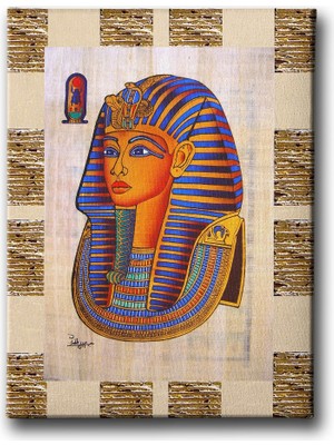 Desenlio Firavun Tutankhamun  Canvas Tablo