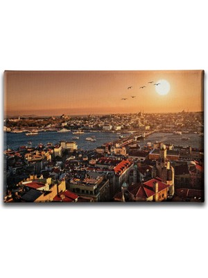 Desenlio Gün Batımı Manzara Tablo