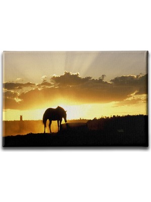 Desenlio Gün Batımı Manzara Tablo