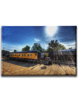 Desenlio Tren Canvas Tablo
