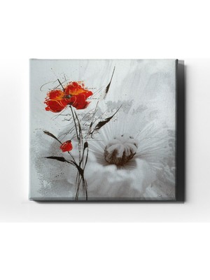 Desenlio Yazılı Çiçek Tablo