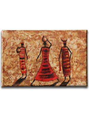 Desenlio Afrikalı Kadınlar  Canvas Tablo