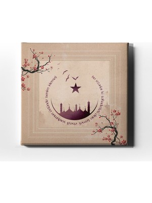 Desenlio Istiklal Marşı Kanvas Tablo