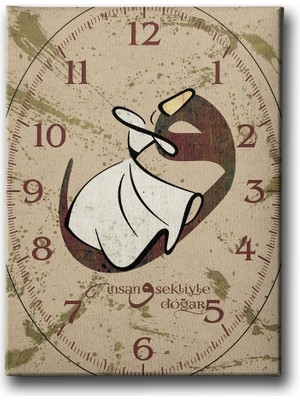 Desenlio Semazenli Vav  Saatli Tablo