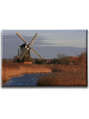 Desenlio Yel Değirmeni Manzara Tablo