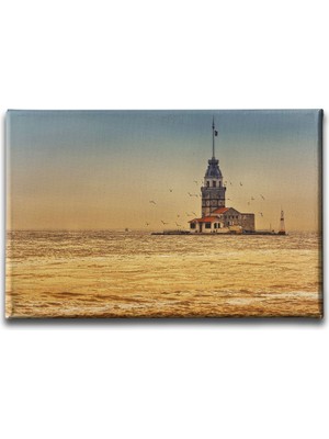 Desenlio Kız Kulesi Manzara Tablo